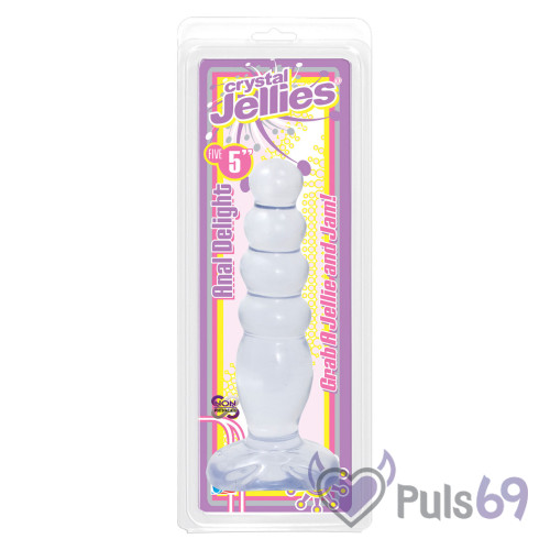 Анальная пробка Crystal Jellies Anal Delight от Doc Johnson Анальная пробка Crystal Jellies Anal Delight от Doc Johnson