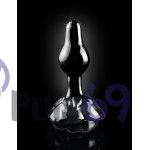 Анальная пробка Pipedream Icicles No. 77 с розой