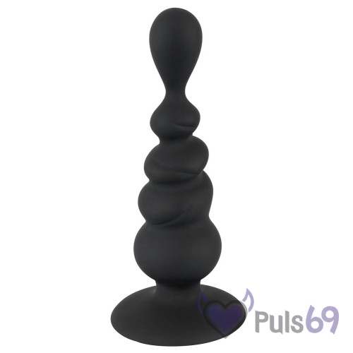 Анальная пробка Los Analos Black Silicone от Orion
