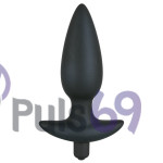 Анальная пробка с вибрацией Black Velvets Vibrating Plug Large от Orion