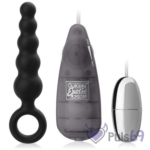 Анальная пробка с вибрацией Booty Shaker от California Exotic Novelties