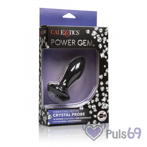 Анальная пробка с вибрацией Power Gem Vibrating Petite Crystal Probe от California Exotic Анальная пробка с вибрацией Power Gem Vibrating Petite Crystal Probe от California Exotic