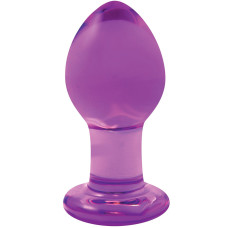 Анальная пробка NS Novelties Crystal Medium Glass Large Purple Анальная пробка NS Novelties Crystal Medium Glass Large Purple