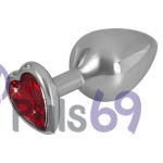 Анальная пробка с кристалликом Diamond Anal Plug medium от Orion