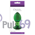 Анальная пробка NS Novelties Crystal Premium Glass Medium Green