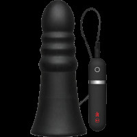 Большая анальная пробка с вибрацией Kink Vibrating Silicone Butt Plug Ridged 8 Большая анальная пробка с вибрацией Kink Vibrating Silicone Butt Plug Ridged 8
