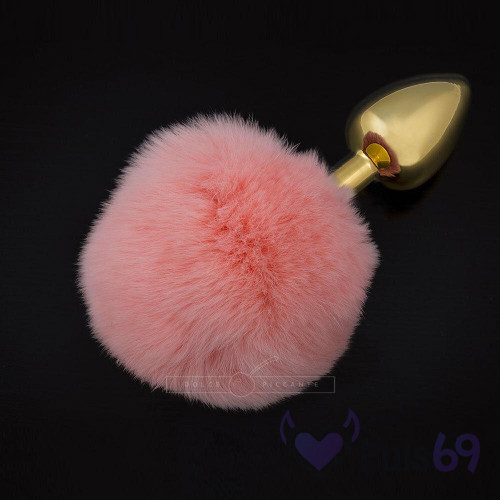 Анальная пробка с хвостиком Dolce Piccante Jewellery Plug with Tail Small Анальная пробка с хвостиком Dolce Piccante Jewellery Plug with Tail Small