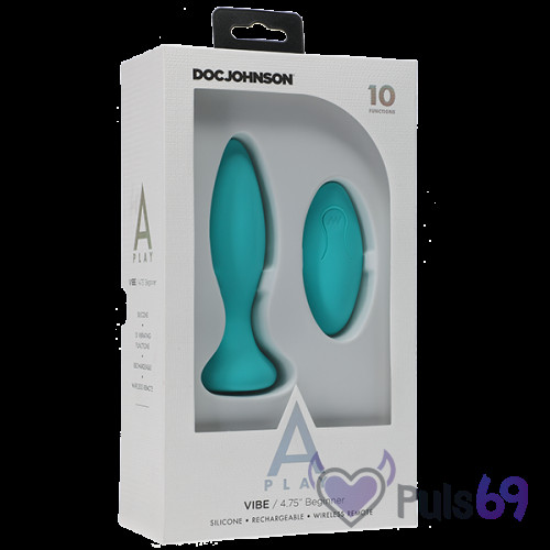 Анальная пробка с вибрацией Doc Johnson A-Play Vibe Beginner Анальная пробка с вибрацией Doc Johnson A-Play Vibe Beginner