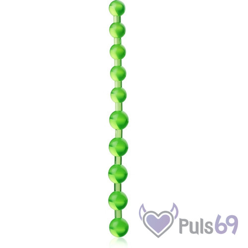 Анальные бусы Anal Pearls Green от Orion