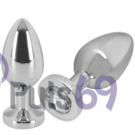 Анальная пробка Sextreme Steel Diamond Butt Plug S от Orion