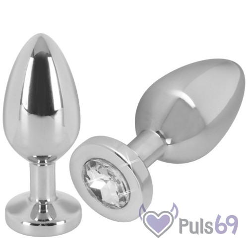 Анальная пробка Sextreme Steel Diamond Butt Plug S от Orion
