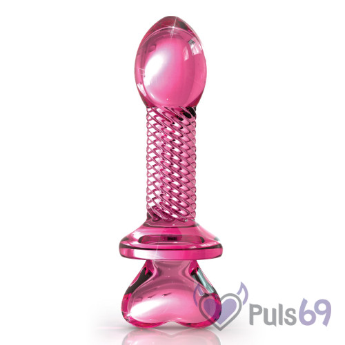 Анальная пробка Pipedream Icicles No. 82 с сердечком