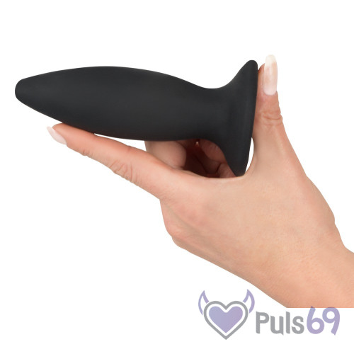 Анальная пробка с вибрацией Black Velvets Recharge Plug Medium от Orion Анальная пробка с вибрацией Black Velvets Recharge Plug Medium от Orion