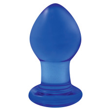 Анальная пробка NS Novelties Crystal Premium Glass Small Blue Анальная пробка NS Novelties Crystal Premium Glass Small Blue