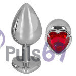 Анальная пробка с кристалликом Diamond Anal Plug medium от Orion
