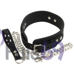 Ошейник с поводком  Bad Kitty Silicone Collar and Leash