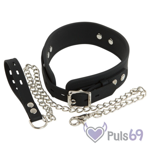 Ошейник с поводком Bad Kitty Silicone Collar and Leash Ошейник с поводком Bad Kitty Silicone Collar and Leash