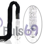 Плеть с фаллоимитатором Pipedream Icicles No. 38