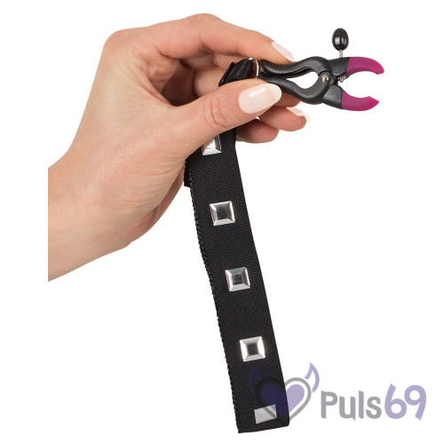Подвязки с зажимами для половых губ Bad Kitty Garters with clamps от Orion Подвязки с зажимами для половых губ Bad Kitty Garters with clamps от Orion