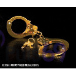 Металлические наручники Fetish Fantasy Gold Metal Cuffs от Pipedream Products
