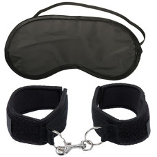 Наручники + маска на глаза First-Timer's Cuffs от Pipedream Products