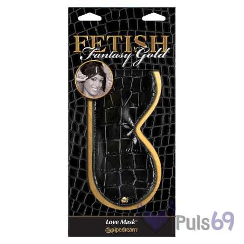 Маска на глаза Gold Love Mask от Pipedream Products Маска на глаза Gold Love Mask от Pipedream Products