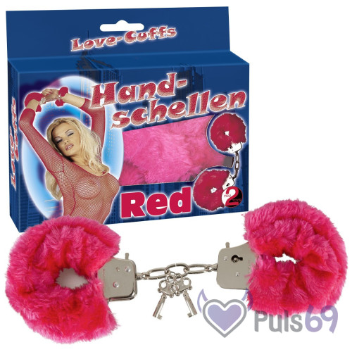 Качественные наручники Love Cuffs Red