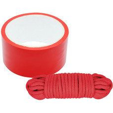 Бондажный набор лента и веревка для связывания Love Rope & bondage Ribbon от Dream Toys Бондажный набор лента и веревка для связывания Love Rope & bondage Ribbon от Dream Toys
