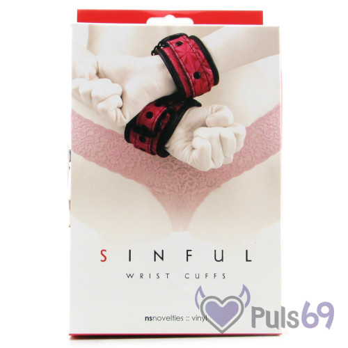 Элегантные наручники NS Novelties Sinful Wrist Cuffs Элегантные наручники NS Novelties Sinful Wrist Cuffs