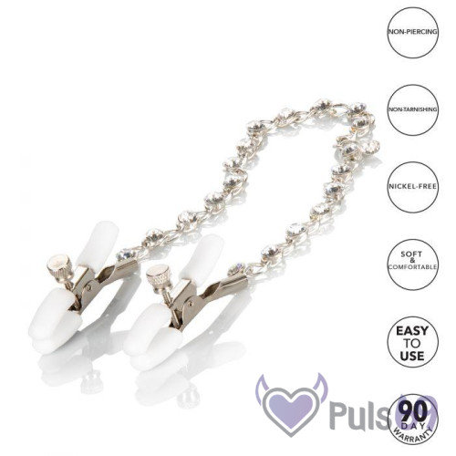 Зажимы для сосков Nipple Play Crystal Chain Nipple Clamps Зажимы для сосков Nipple Play Crystal Chain Nipple Clamps