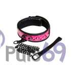 Элегантный ошейник с поводком NS Novelties Sinful Collar