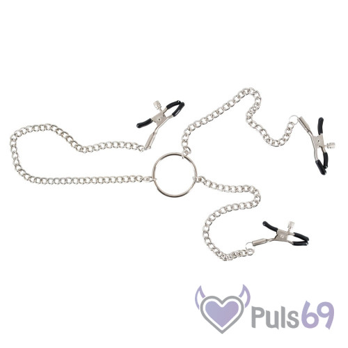 Зажимы для сосков и половых губ You2Toys Nipple and Clit Chain от Orion