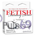 Металлические наручники Fetish Fantasy Beginners Metall Cuffs от Pipedream Products