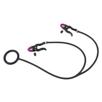 Зажимы для сосков с эрекционным кольцом Silicone Cock Ring & Clamps от Orion Зажимы для сосков с эрекционным кольцом Silicone Cock Ring & Clamps от Orion