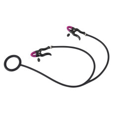 Зажимы для сосков с эрекционным кольцом Silicone Cock Ring & Clamps от Orion Зажимы для сосков с эрекционным кольцом Silicone Cock Ring & Clamps от Orion