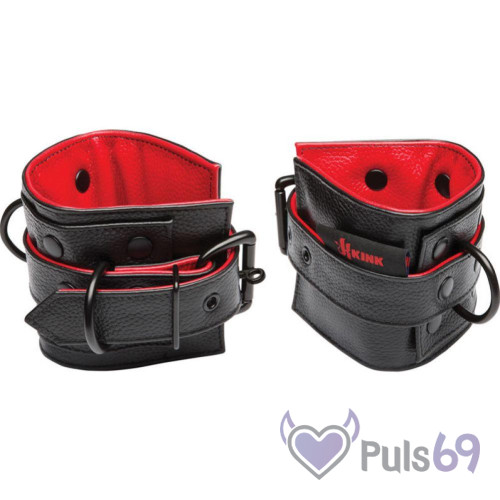 Кожаные манжеты Kink Leather Wrist Restraints от Doc Johnson Кожаные манжеты Kink Leather Wrist Restraints от Doc Johnson