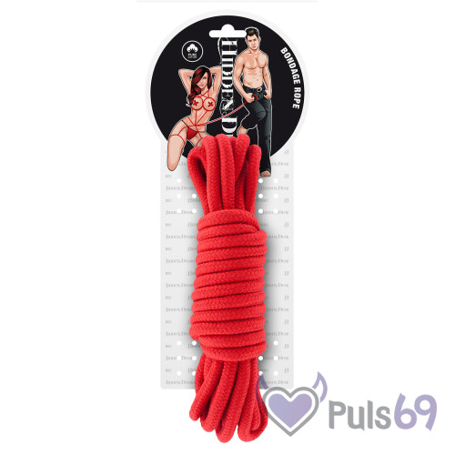 Бондажная веревка для связывания The Bondage Rope 5m от Hidden Desire