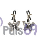Зажимы на соски Butterfly Nipple Clamps от Pipedream