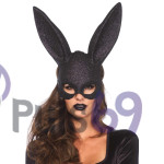 Маска на глаза с блестками Leg Avenue Glitter Masquerade Rabbit Mask
