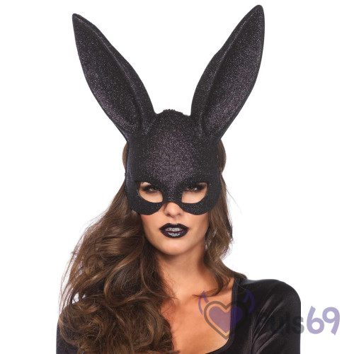 Маска на глаза с блестками Leg Avenue Glitter Masquerade Rabbit Mask