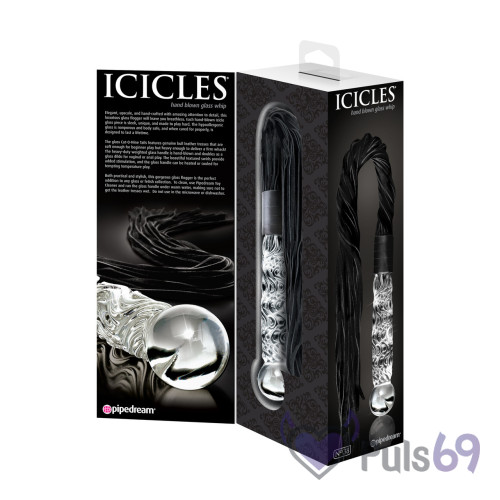 Плеть с фаллоимитатором Pipedream Icicles No. 38 Плеть с фаллоимитатором Pipedream Icicles No. 38
