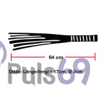 Плетка фаллоимитатор Bad Kitty Flogger Glass от Orion