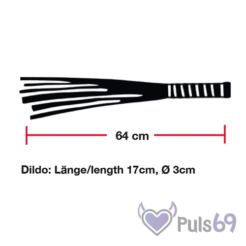 Плетка фаллоимитатор Bad Kitty Flogger Glass от Orion Плетка фаллоимитатор Bad Kitty Flogger Glass от Orion