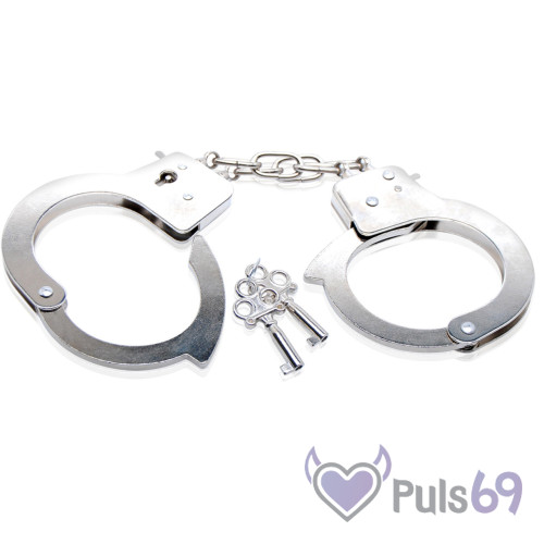 Металлические наручники Fetish Fantasy Beginners Metall Cuffs от Pipedream Products