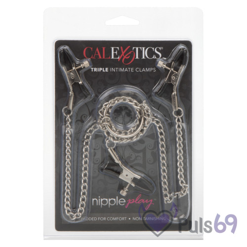 Зажимы для сосков и половых губ Triple Intimate Clamps Зажимы для сосков и половых губ Triple Intimate Clamps