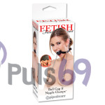 Кляп с зажимами для сосков Ball Gag & Nipple Clamps от Pipedream Products, Fetish Fantasy