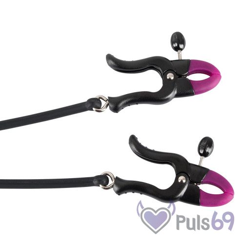 Зажимы для сосков с эрекционным кольцом Silicone Cock Ring & Clamps от Orion Зажимы для сосков с эрекционным кольцом Silicone Cock Ring & Clamps от Orion