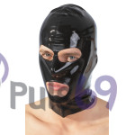 Латексная маска на голову Latex Head Mask Black от Orion