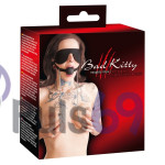 Маска, кляп и зажимы на соски Bad Kitty Mask with Ball Gag and Nipple Clamps  от Orion