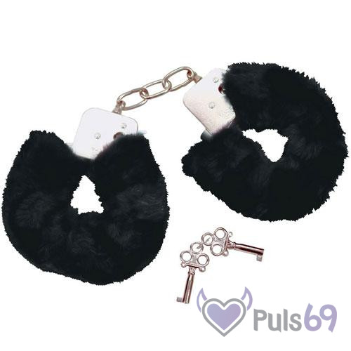 Качественные наручники Love Cuffs Black Качественные наручники Love Cuffs Black